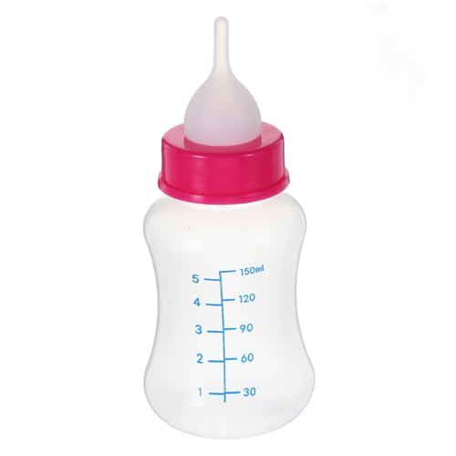 Alasum 4Stücke Tierfütterungsflasche Futterflasche für Welpen mit Ersatz Nippeln und Mundreinigungsbürste Zufällige Sicher und Langlebig für Haustiere Alasum 4Stücke Tierfütterungsflasche Futterflasche für Welpen mit Ersatz Nippeln und Mundreinigungsbürste Zufällige Sicher und Langlebig für Haustiere von Alasum