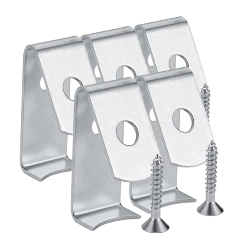Alasum 5 Stück Blumentopf-Clips, Terrakotta-töpfe, Kleiderbügel, Eisen-topfaufhänger, Wandhaken Mit Schrauben, Wandhaken Für Tontöpfe Für Gartenterrasse von Alasum