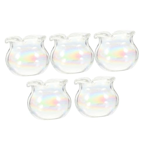 Alasum 5stücke Miniatur Fischbowl Für Aquarium Dekoration Für Tiny House Für Bastelprojekte Und Kleine Wohnaccessoires Alasum 5stücke Miniatur Fischbowl Für Aquarium Dekoration Für Tiny House Für Bastelprojekte Und Kleine Wohnaccessoires von Alasum
