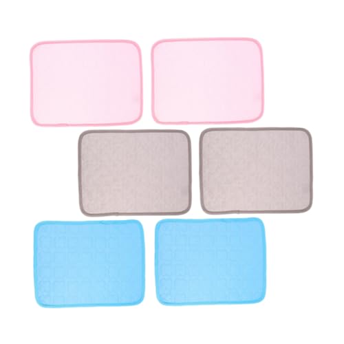 Alasum 6 Stück Waschbare Kühlmatten für Kleine Haustiere Atmungsaktive Trainingspads aus Premium Schnell Kühlend und Hautfreundlich für Hamster Kaninchen und Nager im Sommer Alasum 6 Stück Waschbare Kühlmatten für Kleine Haustiere Atmungsaktive Trainingspads aus Premium Schnell Kühlend und Hautfreundlich für Hamster Kaninchen und Nager im Sommer von Alasum