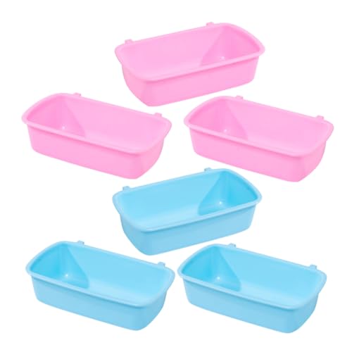 Alasum 6Stücke Wasserschale für Kleine Hängender Futternapf aus Material für Hamster Zwerghamster und Ratten und Platzsparend Einfache Anbringung an Käfigen Alasum 6Stücke Wasserschale für Kleine Hängender Futternapf aus Material für Hamster Zwerghamster und Ratten und Platzsparend Einfache Anbringung an Käfigen von Alasum