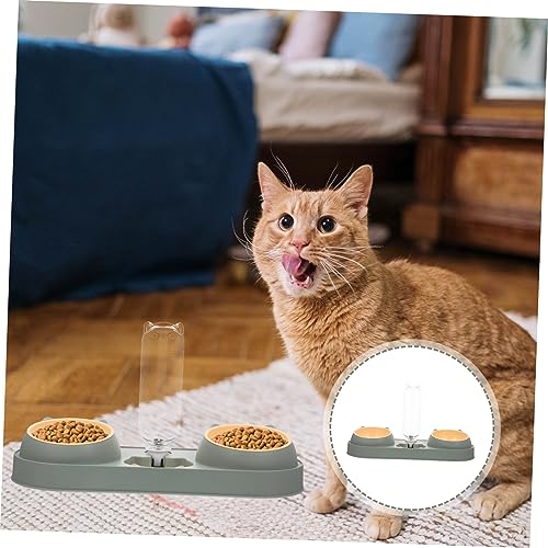 Alasum Automatischer Verschleißfester Doppelnapf Futterspender für Hunde und Katzen Kompakter Rutschfester Pet Feeder mit Praktischer Futterschale für Haustierfütterung und Platzsparende Alasum Automatischer Verschleißfester Doppelnapf Futterspender für Hunde und Katzen Kompakter Rutschfester Pet Feeder mit Praktischer Futterschale für Haustierfütterung und Platzsparende von Alasum