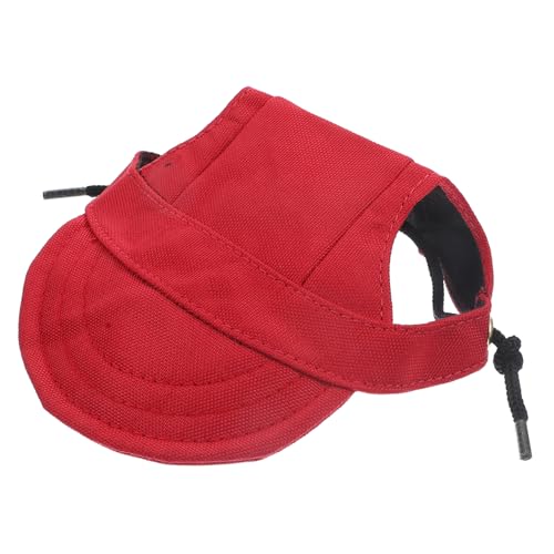 Alasum Haustiermütze Oxford Canvas Hundewearlpen Katzenmütze Haustier-schirmmütze Baseballmützen Für Haustiere Rot s von Alasum