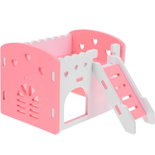 Alasum Buntes Hamsterhaus Holz Versteck für Kleintiere mit Doppelstock Stabiles Rattenversteck und Meerschweinchen Rückzugsort Geeignet als Innenkäfig Spiel Ruhehaus Alasum Buntes Hamsterhaus Holz Versteck für Kleintiere mit Doppelstock Stabiles Rattenversteck und Meerschweinchen Rückzugsort Geeignet als Innenkäfig Spiel Ruhehaus von Alasum