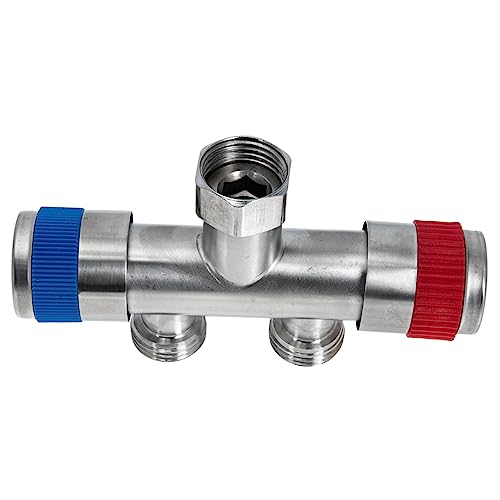 Alasum Doppelter Splitter für Außen und Haushahnanschluss Adapter für Waschmaschine und Gartenbewässerung und Langlebig für Garten von Alasum