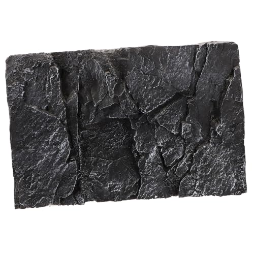 Alasum Felsen Dekorationsplatte Terrarium Reptilien Hintergrundboard PU Material für Aquarium Schildkröten Fischbecken Vielseitig Einsetzbar ohne Geruch Einfache Installation von Alasum