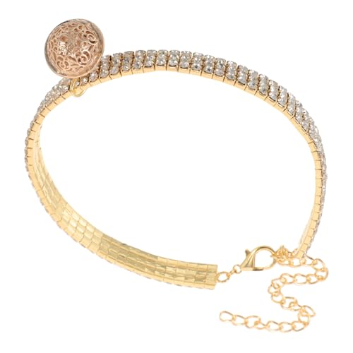 Alasum Glitzerndes Haustierhalsband Mit Strasssteinen, Dekoratives Hundehalsband, Verstellbare Welpenhalskette, Katzenkrawatte Für Katzen Und Kleine Hunde Alasum Glitzerndes Haustierhalsband Mit Strasssteinen, Dekoratives Hundehalsband, Verstellbare Welpenhalskette, Katzenkrawatte Für Katzen Und Kleine Hunde von Alasum