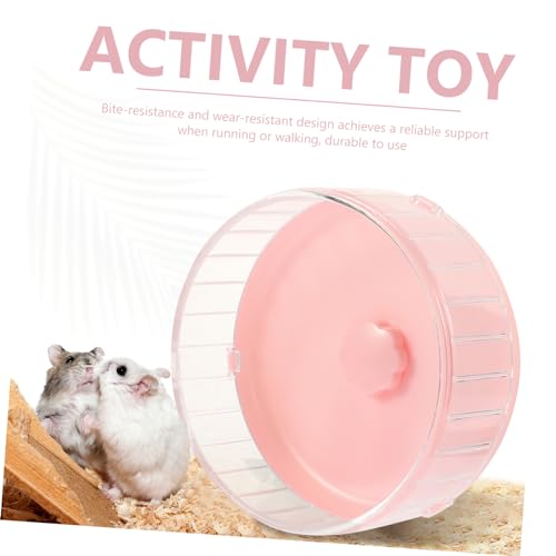 Alasum Hamster Laufrad Leise Fliegende Untertasse für Kleine Nager Wie Hamster Rennmäuse Igel Geräuscharmes Laufspielzeug für Haustier Bewegung und Spaß Farblich Sortiert von Alasum