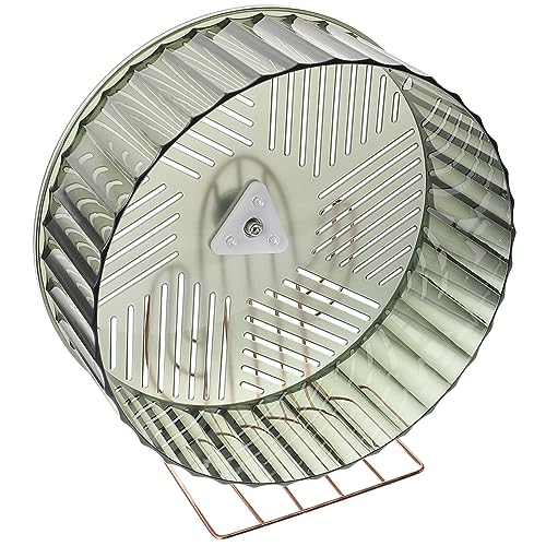 Alasum Hamster Laufrad mit Stabilem Stand Geräuschloses Chinchilla für Kleintiere für Hamsterkäfige und Kleine Haustiere und Goldener Halterung Alasum Hamster Laufrad mit Stabilem Stand Geräuschloses Chinchilla für Kleintiere für Hamsterkäfige und Kleine Haustiere und Goldener Halterung von Alasum