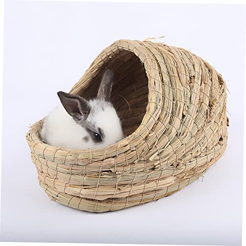 Alasum Handgewebtes Stroh Nest für Kleine Haustiere Atmungsaktiv und Temperaturregulierend als Schlafplatz für Zwerghamster Meerschweinchen und Kaninchen Natürlicher Rückzugsort für Alasum Handgewebtes Stroh Nest für Kleine Haustiere Atmungsaktiv und Temperaturregulierend als Schlafplatz für Zwerghamster Meerschweinchen und Kaninchen Natürlicher Rückzugsort für von Alasum