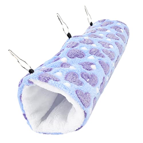 Alasum Kleintier Hängematte Kuscheltunnel Hamster Hängendes Versteck Warmes Nest Für Hamster Meerschweinchen Zuckergleiter Haustiere Spiel und Ruheplatz von Alasum