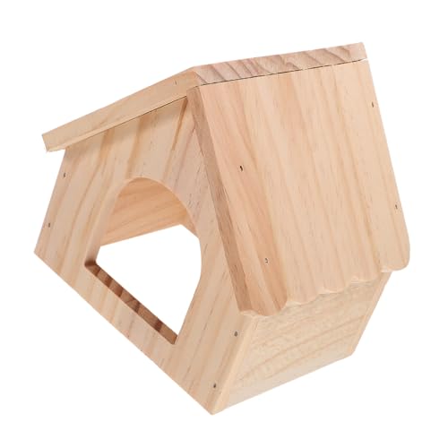 Alasum Kleintier Hideout aus Holz Nagerhaus für Hamster und Meerschweinchen Natürliches Versteck für Kleintiere und Ruheplatz Handgefertigte Holzstruktur Sicher und Langlebig für Alasum Kleintier Hideout aus Holz Nagerhaus für Hamster und Meerschweinchen Natürliches Versteck für Kleintiere und Ruheplatz Handgefertigte Holzstruktur Sicher und Langlebig für von Alasum