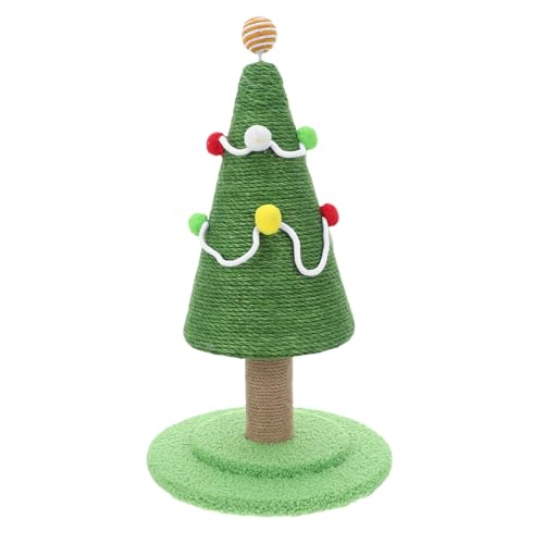 Alasum Kratzbaum Für Katzen: Weihnachtsbaum-katzenkratzbaum Aus Sisalseil – 53,3 cm Hoher Vertikaler Kletterkratzbaum Für Feiertagskätzchen – Weihnachtskätzchen-zubehör Alasum Kratzbaum Für Katzen: Weihnachtsbaum-katzenkratzbaum Aus Sisalseil – 53,3 cm Hoher Vertikaler Kletterkratzbaum Für Feiertagskätzchen – Weihnachtskätzchen-zubehör von Alasum