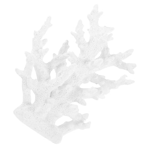 Alasum Künstliche Aquarium Deko aus Resin Leichte Kleine Korallenornamente für Fischbecken Dekoratives Meeresriff-Design Geeignet für Süß Meerwasser-aquarien von Alasum