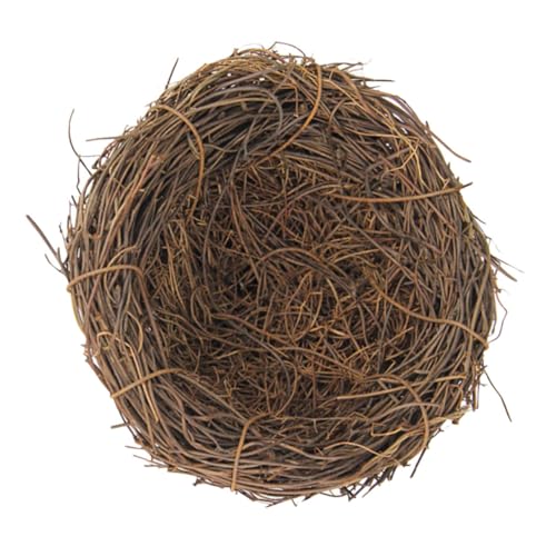 Alasum Künstliches Rattan Handgefertigtes Dekorationselement für Garten Nest Ornament für Outdoor Dekoration Schaffen Einen von Alasum