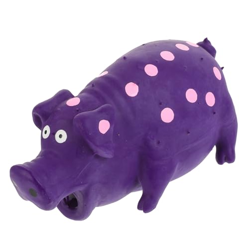 Alasum Langlebiges Latex Hundespielzeug Schweineform Kauspielzeug für Welpen und Kleine Hunde Quietschend Robust und Vielseitig zum Kauen und Training für Mentale Stimulation und Alasum Langlebiges Latex Hundespielzeug Schweineform Kauspielzeug für Welpen und Kleine Hunde Quietschend Robust und Vielseitig zum Kauen und Training für Mentale Stimulation und von Alasum
