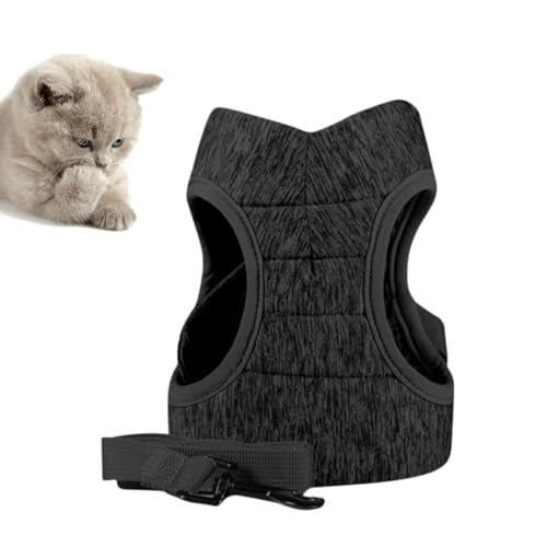 Alasum Leichtes Katzen Brustgeschirr Softgeschirr Atmungsaktiv Verstellbar Komfortables Pet Vest Harness für Kleine Katzen und Kätzchen in S von Alasum