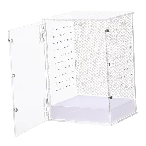 Alasum Mantis Zuchtbox aus Kleine Reptilien und Insekten Haltungsbox mit Atmungsaktiven Löchern Spinnen Geckos und Schnecken Langlebig und Transparent Alasum Mantis Zuchtbox aus Kleine Reptilien und Insekten Haltungsbox mit Atmungsaktiven Löchern Spinnen Geckos und Schnecken Langlebig und Transparent von Alasum