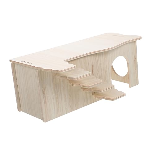 Alasum Multifunktionales Hamsterhaus aus Holz Mehrkammer Hideout für Zwerghamster Kauspielzeug und Schlafnest für Training und Unterhaltung von Kleintieren Alasum Multifunktionales Hamsterhaus aus Holz Mehrkammer Hideout für Zwerghamster Kauspielzeug und Schlafnest für Training und Unterhaltung von Kleintieren von Alasum
