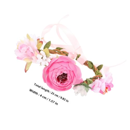 Alasum Niedriges Gewicht Katzenblumenkranz Halsband Tragbares Dekoratives Haustierhalsband mit Zarten Blumen Süßes Hunde Katzenaccessoire für Festliche Anlässe von Alasum