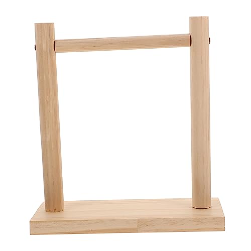 Alasum Holz Vogel Sitzstange Papagei Stand Schreibtisch Spielzeug aus Naturholz für Sittiche Vogeltraining und Kauspielzeug Alasum Holz Vogel Sitzstange Papagei Stand Schreibtisch Spielzeug aus Naturholz für Sittiche Vogeltraining und Kauspielzeug von Alasum