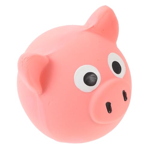 Alasum Quietschendes Kauspielzeug für Schweinekopf Form Langlebig aus Fördert Zahnreinigung für Innen und Außenbereich Alasum Quietschendes Kauspielzeug für Schweinekopf Form Langlebig aus Fördert Zahnreinigung für Innen und Außenbereich von Alasum