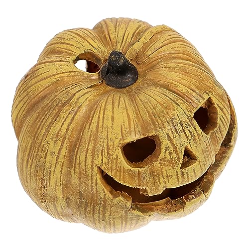 Alasum Reptilien Versteck mit Kürbis Design aus Harz Dekoratives Versteck für Terrarien und Aquarien für Schildkröten und Andere Reptilien Lebensechte für Herbst und Halloween Alasum Reptilien Versteck mit Kürbis Design aus Harz Dekoratives Versteck für Terrarien und Aquarien für Schildkröten und Andere Reptilien Lebensechte für Herbst und Halloween von Alasum