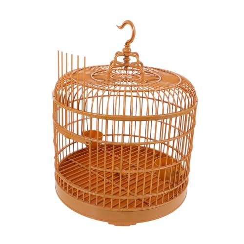 Alasum Runder Papageien Vogelkäfig aus Hängender Vogelkäfig mit Traggriff Geräumig und Stilvoll als Vogelhaus Dekoration für Outdoor und Garten Alasum Runder Papageien Vogelkäfig aus Hängender Vogelkäfig mit Traggriff Geräumig und Stilvoll als Vogelhaus Dekoration für Outdoor und Garten von Alasum