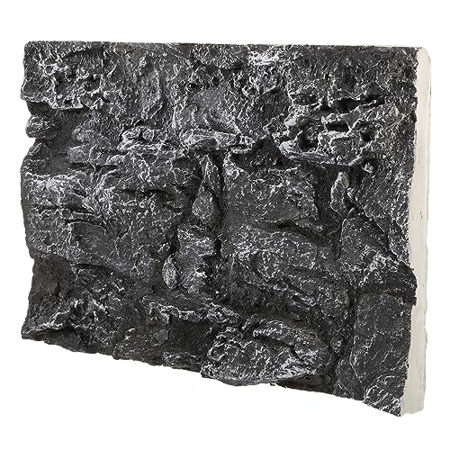 Alasum Terrarium Hintergrund Reptilienpanzer Dekoration Lebensraum für Schlangen und Schildkröten PU Steinstruktur für Aquarien und Terrarien Textur von Alasum