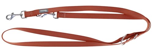 KERBL Führleine Miami – 200 cm, Rost (Breite 25 mm, Material Nylon, mit Karabinerhaken aus Stahl, Hundeleine) 86205 von Albert Kerbl GmbH