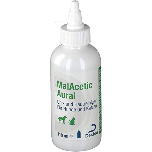 Albrecht MalAcetic Aural - Ohr- und Hautreiniger für Hunde, Katzen und kleine Heimtiere - 118 ml von Dechra