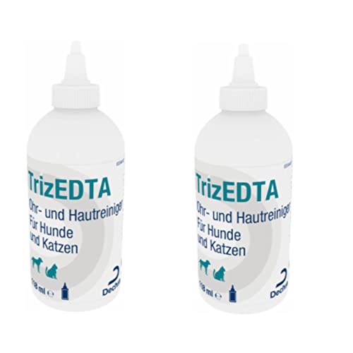 Dechra - TrizEDTA Ohr- und Hautreiniger für Hunde und Katzen - Doppelpack - 2 x 118ml von Dechra