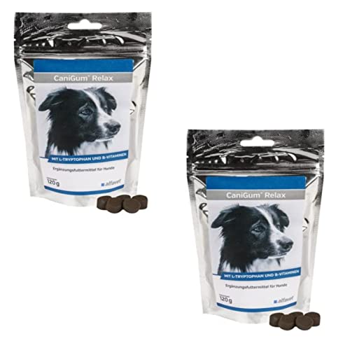 Alfavet CaniGum Relax für Hunde - Doppelpack - 2 x 120g Alfavet CaniGum Relax für Hunde - Doppelpack - 2 x 120g von Alfavet