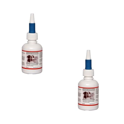 Alfavet HexoCare Zahnpflegegel | Doppelpack | 2 x 50 ml | Gel zur Zahn- und Zahnfleischpflege für Kleintiere | Kann bei regelmäßiger Verwendung die Zahnsteinbildung verringern von Alfavet