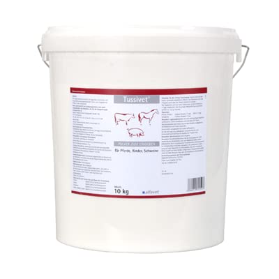 Alfavet Tussivet, Pulver zum Eingeben für Pferd, Rind und Schwein, bei Husten, 10kg Alfavet Tussivet, Pulver zum Eingeben für Pferd, Rind und Schwein, bei Husten, 10kg von Alfavet
