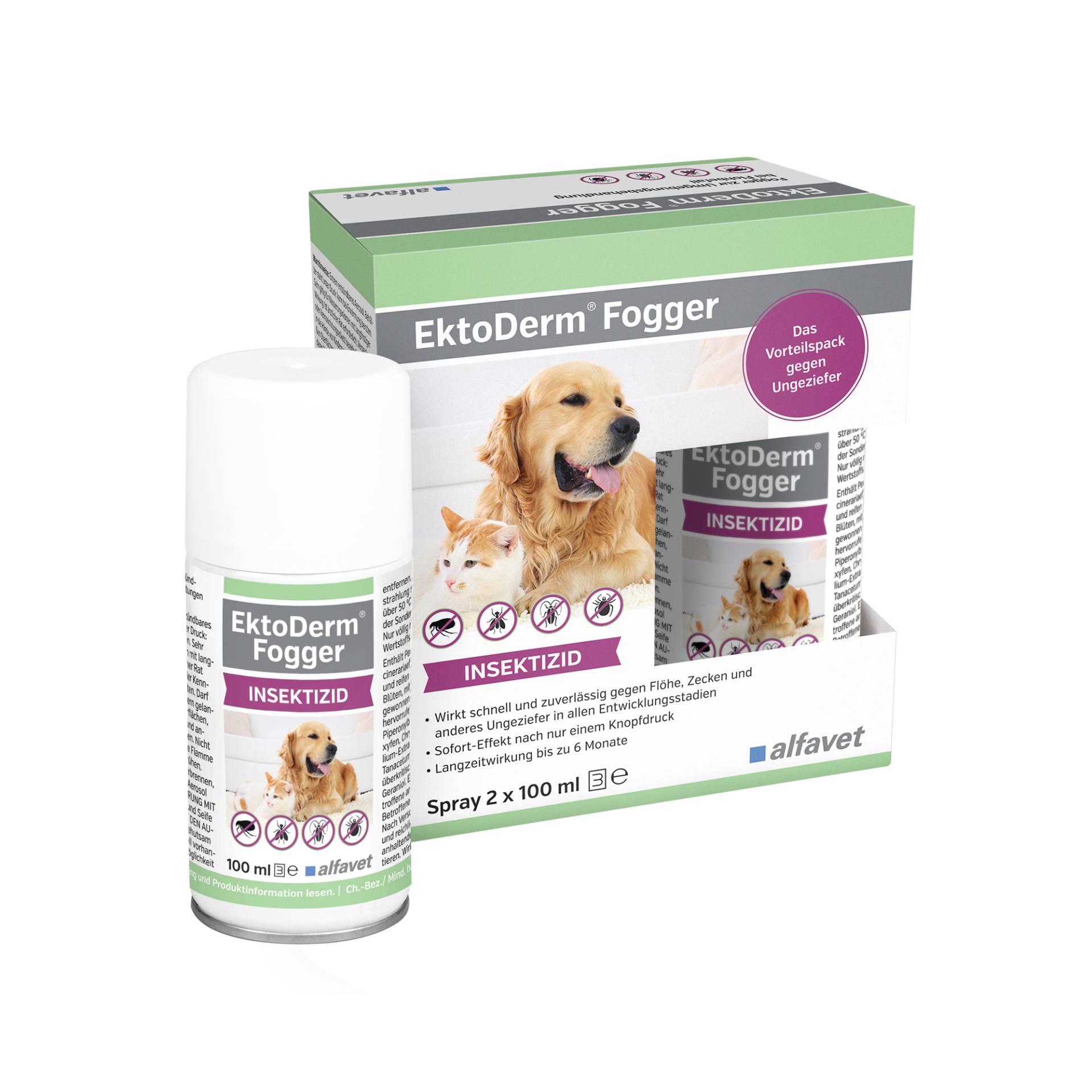 EktoDerm Fogger - 2 x 100 ml EktoDerm Fogger - 2 x 100 ml von Alfavet
