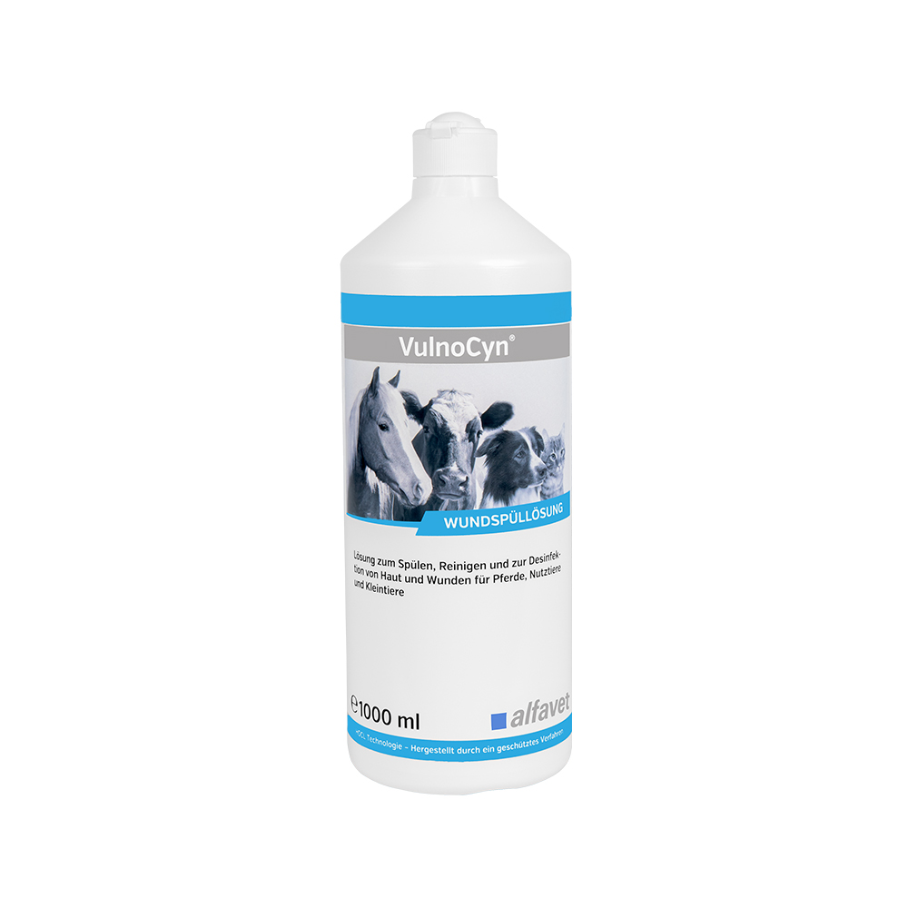VulnoCyn Wundspüllösung - 1 Liter VulnoCyn Wundspüllösung - 1 Liter von Alfavet
