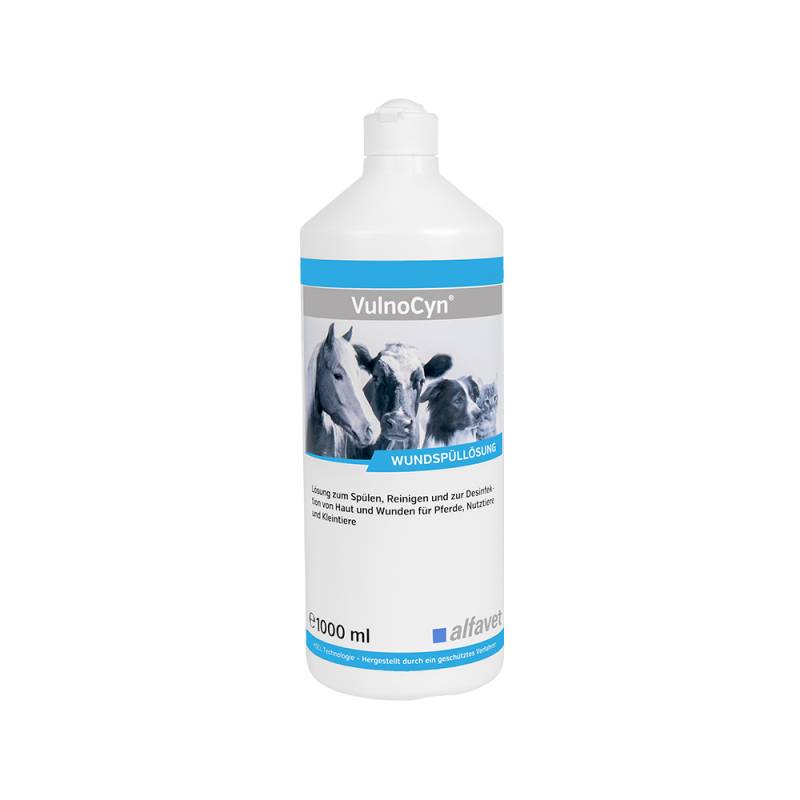 VulnoCyn Wundspüllösung - 1 Liter VulnoCyn Wundspüllösung - 1 Liter von Alfavet