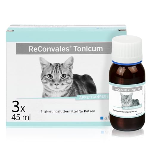 ReConvales Tonicum Katze Diät-Ergänzungsfuttermittel zur Gabe in der Rekonvaleszenz, bei Untergewicht und bei der hepatischen Lipidose der Katze von Alfavet
