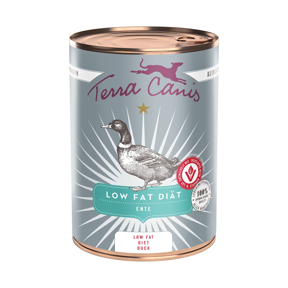 Terra Canis AliVet Low Fat Diät Ente 6x400g von AliVet