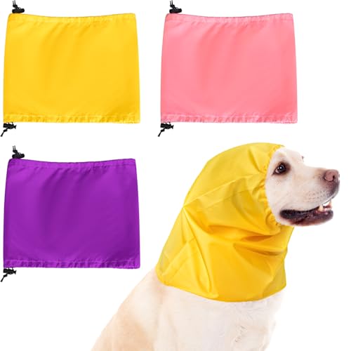Aliceset Hunde-Badekappe, wasserdicht, Hundeohrenschutz, Badekappe, Hundeohren, Stirnband, Hundeschal, Regenhut, Hundeohrenabdeckungen für Bad, Hundeohrenwickel für Show Regen, 3 Stück Aliceset Hunde-Badekappe, wasserdicht, Hundeohrenschutz, Badekappe, Hundeohren, Stirnband, Hundeschal, Regenhut, Hundeohrenabdeckungen für Bad, Hundeohrenwickel für Show Regen, 3 Stück von Aliceset