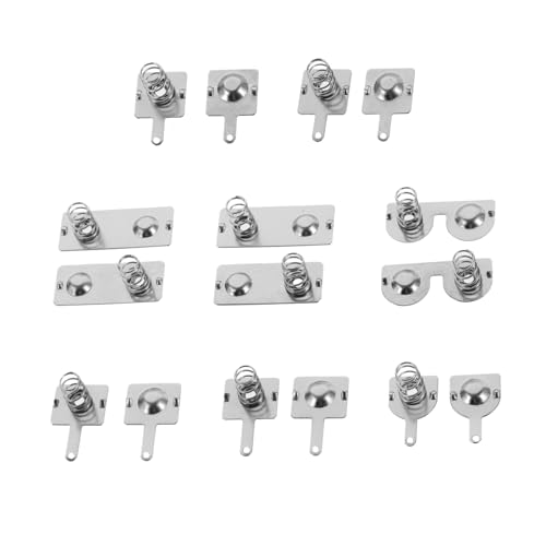 Alipis 1 Satz Metal Battery Contact Plate Teiliges Zubehör für Fernbedienungen Metallbatterie Federkontakte Einfach Austauschbare Batterieverbindung Stabiler Halt für Zuverlässige Nutzung Alipis 1 Satz Metal Battery Contact Plate Teiliges Zubehör für Fernbedienungen Metallbatterie Federkontakte Einfach Austauschbare Batterieverbindung Stabiler Halt für Zuverlässige Nutzung von Alipis