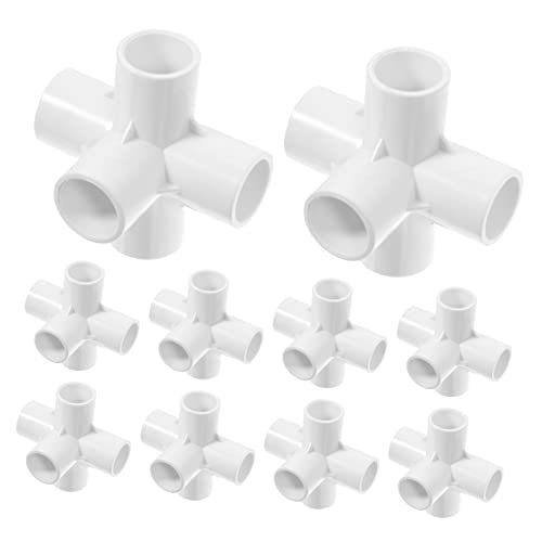 Alipis 10 Stück PVC Verbindungselemente für Gewächshäuser PVC Rohre Robust Langlebig für DIY Regalsysteme Bewässerung Möbelmontage Alipis 10 Stück PVC Verbindungselemente für Gewächshäuser PVC Rohre Robust Langlebig für DIY Regalsysteme Bewässerung Möbelmontage von Alipis