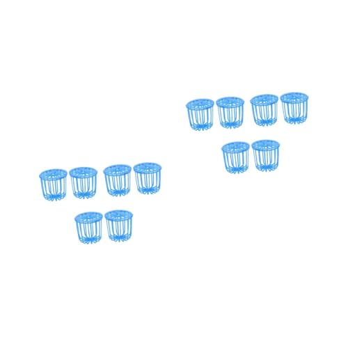 Alipis 2 Sätze Vogel Hängender Korb Vogelfutterspender Vogelfutterstelle Birdfeeder Mini- -Fach Haustier Grün Papageien Obstkorb Heimtierbedarf Für Vögel Blue 6 Stück * 2 von Alipis