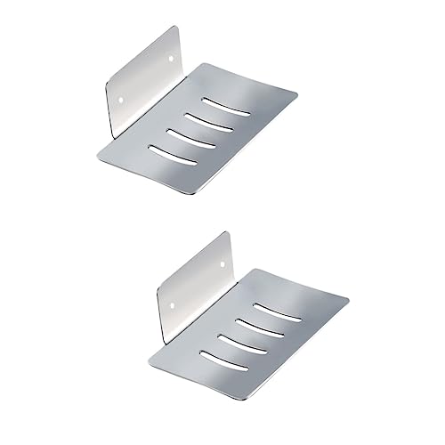 Alipis 2 Stück Seifenhalter Aus Edelstahl Zur Wandmontage Doppellagige Seifenkiste Selbstentleerende Schale Für Badezimmer Und Küche Alipis 2 Stück Seifenhalter Aus Edelstahl Zur Wandmontage Doppellagige Seifenkiste Selbstentleerende Schale Für Badezimmer Und Küche von Alipis
