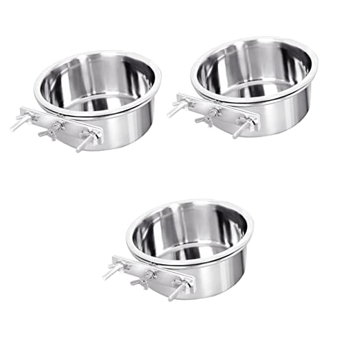 Alipis 3-teiliger Katzennapf – Umkippbares Design Edelstahl-futternapf Hundefutternapf und Leicht Zu Reinigen Multifunktionaler Stil von Alipis