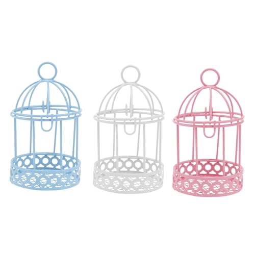 Alipis 3pcs Mini Vogelkäfig Ornamente Dekorative Home Zubehör Desktop Lagerung Schmuck Alipis 3pcs Mini Vogelkäfig Ornamente Dekorative Home Zubehör Desktop Lagerung Schmuck von Alipis