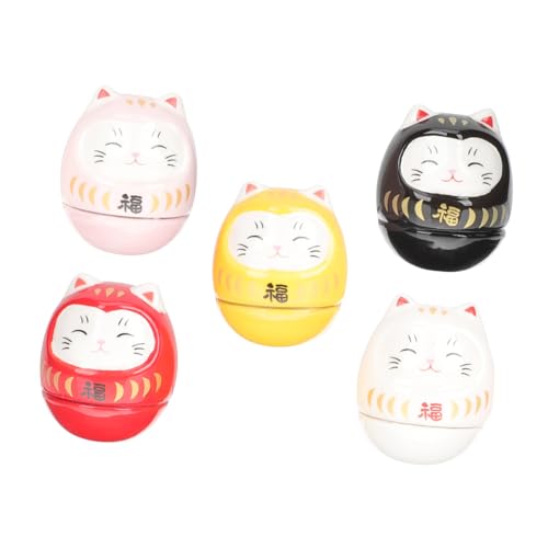 Alipis 5stücke Teiliges Kawaii Katzen Tumbler Dekoration Keramik Für Schlafzimmer Und Büro Oberfläche Farben Zufällig Für Katzenliebhaber Alipis 5stücke Teiliges Kawaii Katzen Tumbler Dekoration Keramik Für Schlafzimmer Und Büro Oberfläche Farben Zufällig Für Katzenliebhaber von Alipis
