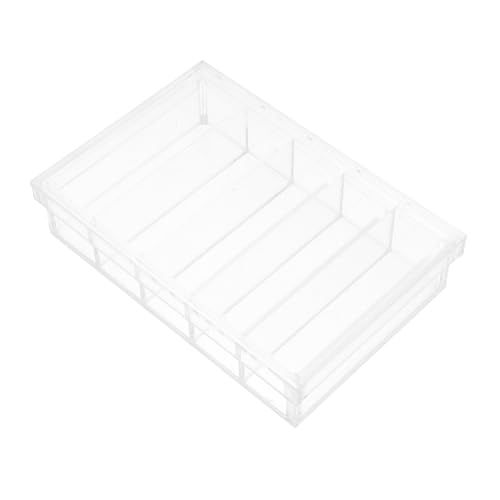 Alipis Acryl Brutkasten mit Deckel Transparente Kleine Zuchtbox für Reptilien und Geckos Feuchtigkeitsbewahrend Langlebig für Inkubation und Beobachtung Fächer Lebensmittelecht von Alipis