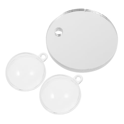 Alipis Betta Trainingsspiegel Doppelseitiger Schwimmender Spiegel Für Aquarien Aquariumdekoration Aus Sicherem Material Spielzeug Für Betta-Fische Mit Schwimmendem Ball von Alipis